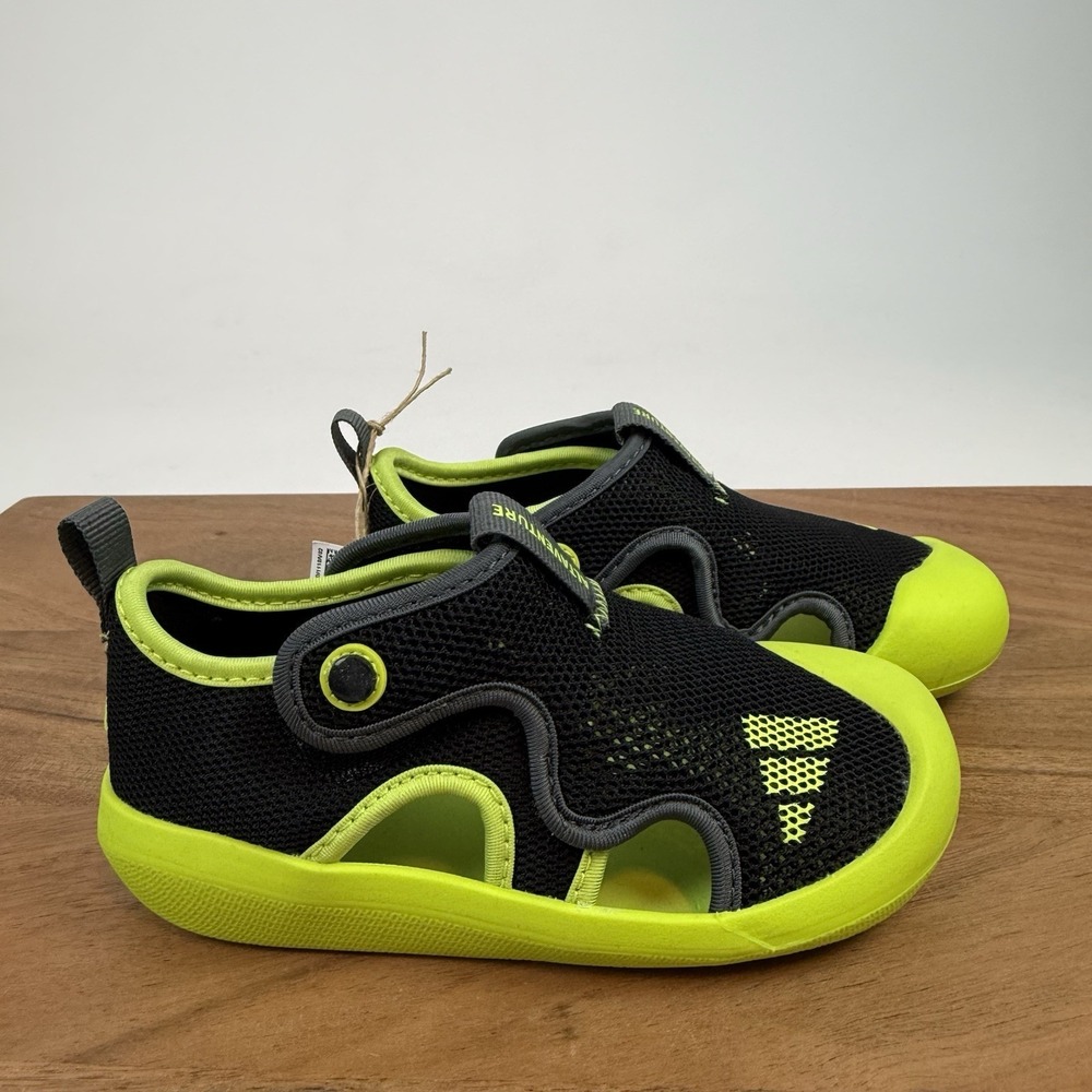New Little Kids Boys Adidas Altaventure 3 Black Sandals‎ Shoes Size 9 C